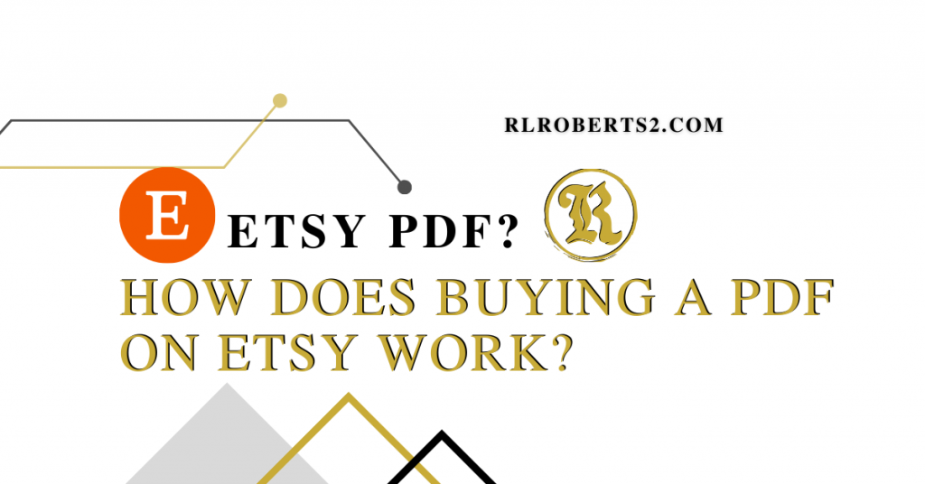 How does buying a PDF on Etsy work?