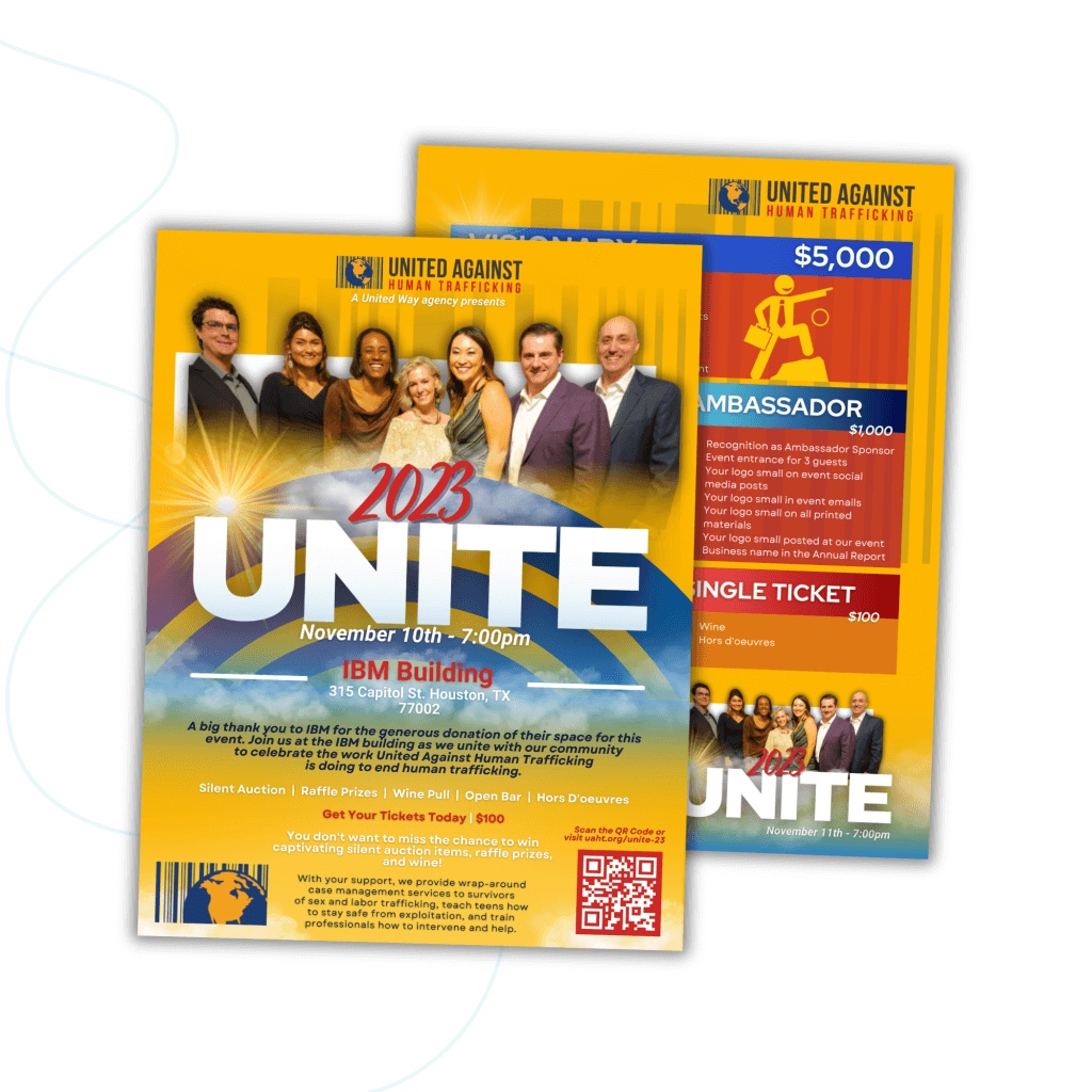 "Unite" Event Flyer Front & Back