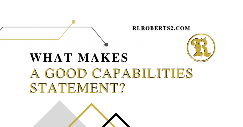 What Makes a Good Capabilities Statement?