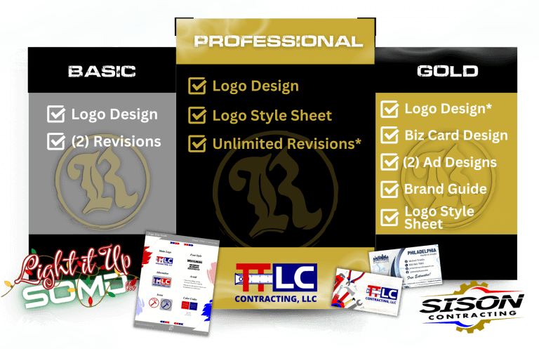 Logo design packages