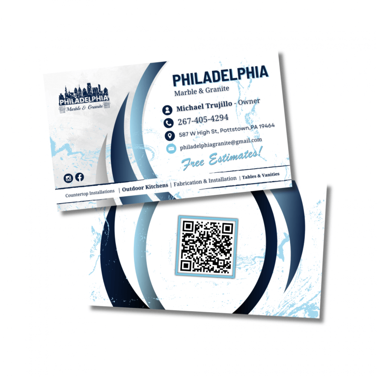 Philadelphia Marble & Granite Business Card Design