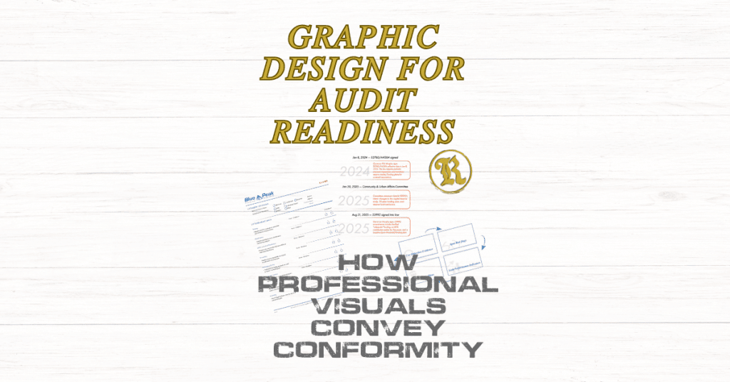 Graphic Design for Audit Readiness: How Professional Visuals Convey Conformity with Authority