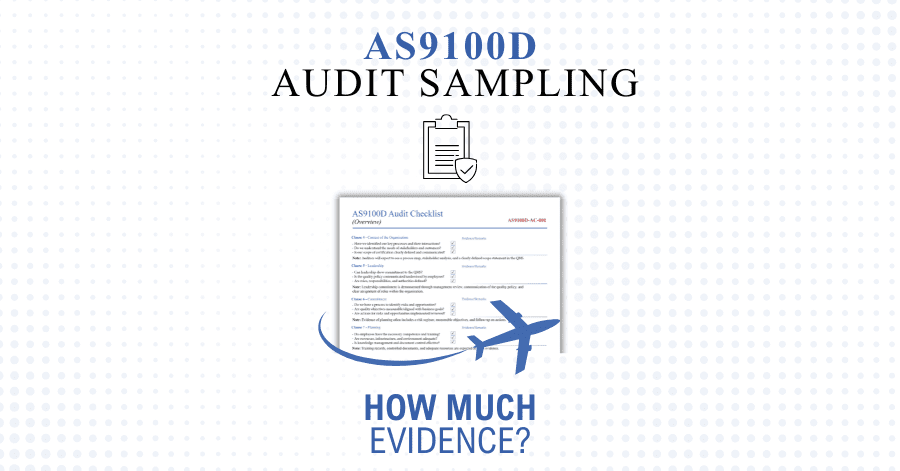 As9100D audit sampling